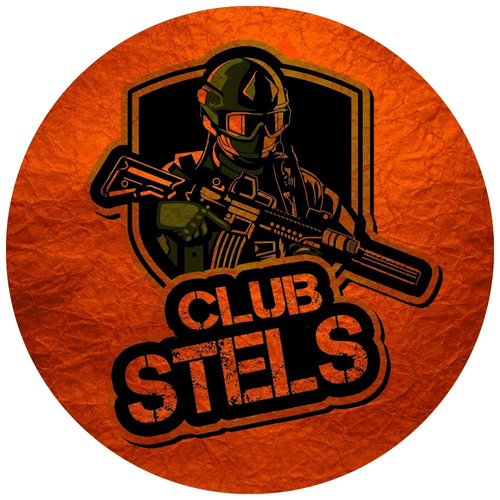 Лого: Клуб STELS: лазертаг, пейнтбол